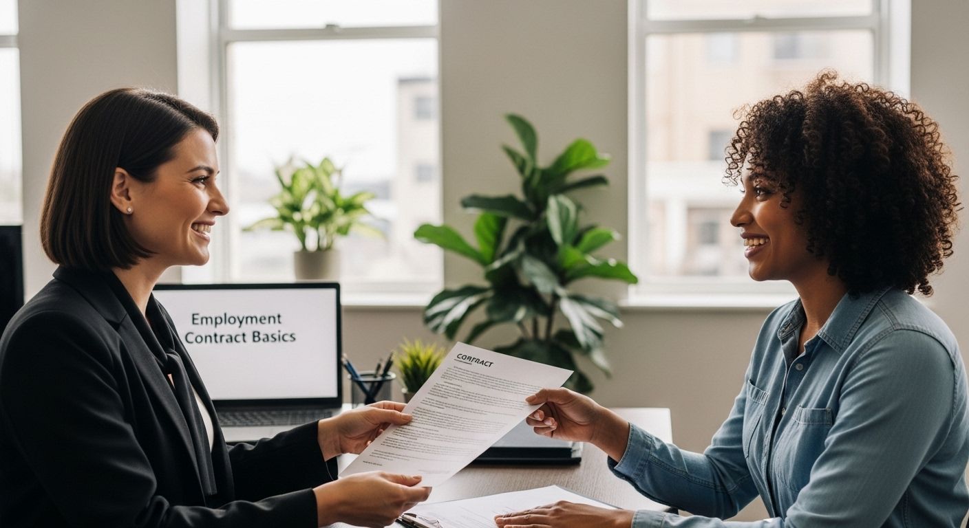 conceptos básicos del contrato de trabajo California