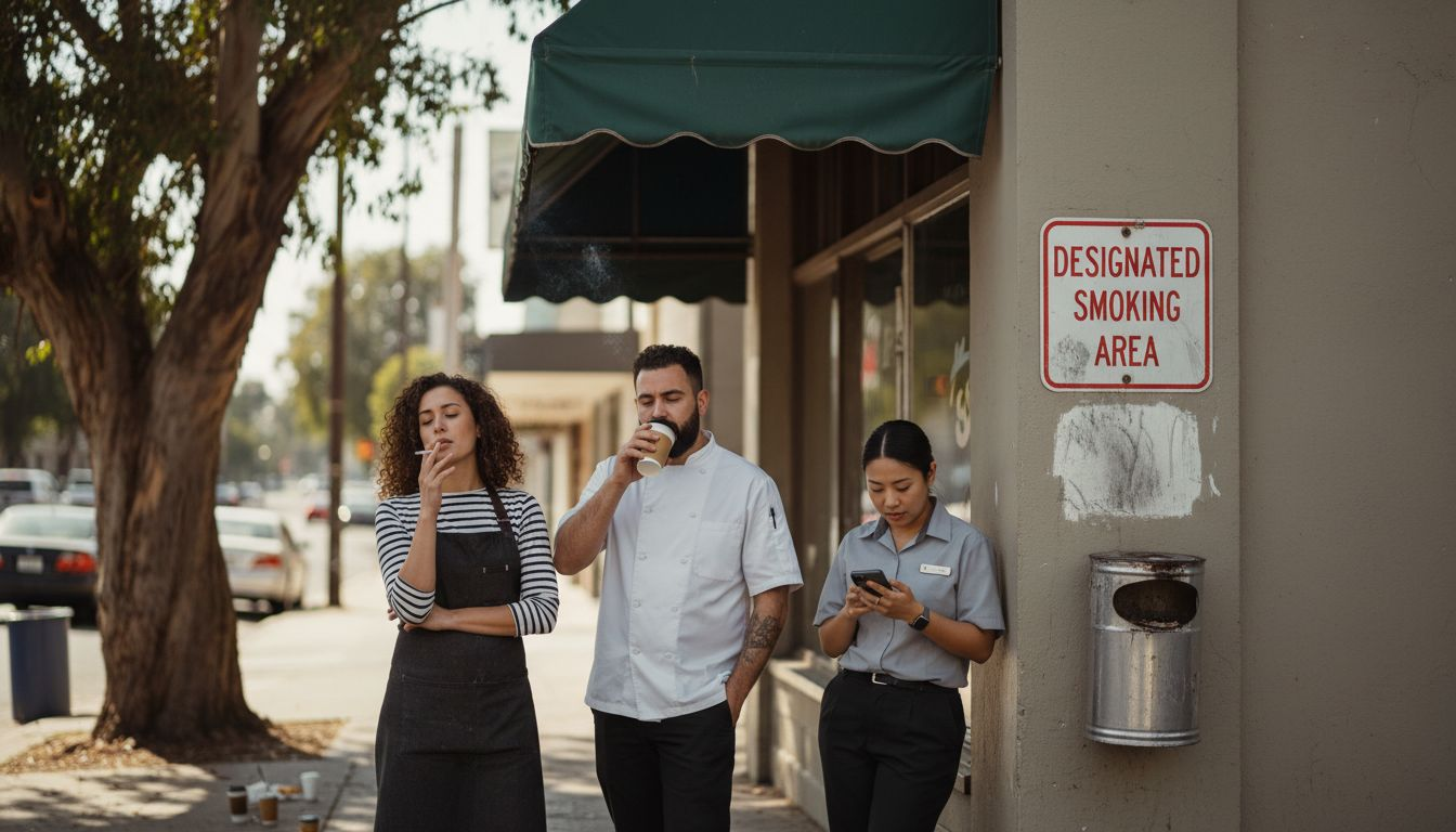 Pausas para fumar en el trabajo: Derechos de los empleados en California